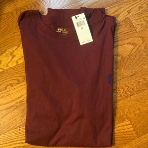Men’s large tall burgundy Polo tee